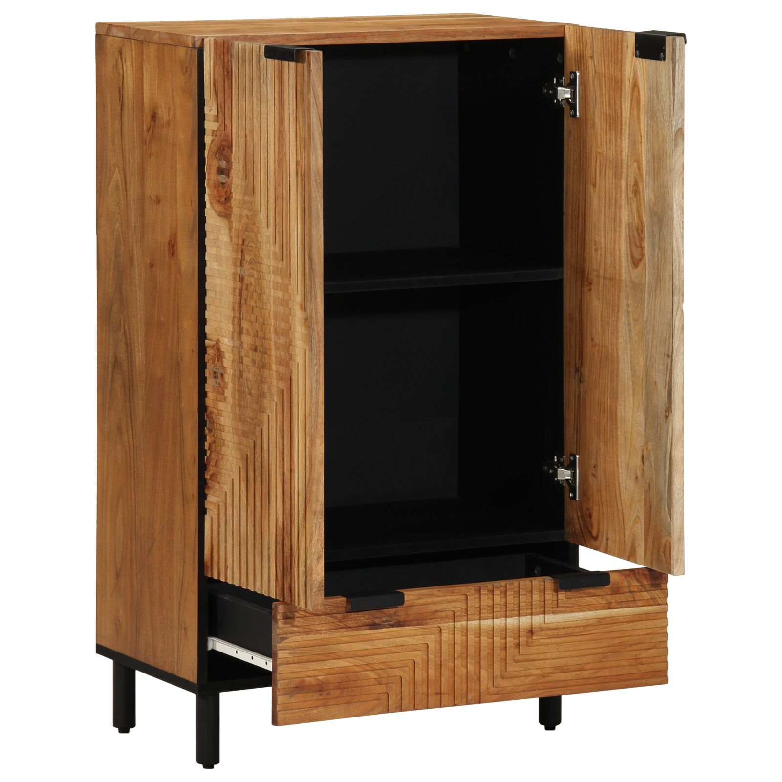 vidaXL Dulap înalt, 60x33x100 cm, lemn masiv de acacia vidaXL Dulap înalt, 60x33x100 cm, lemn masiv de acacia
