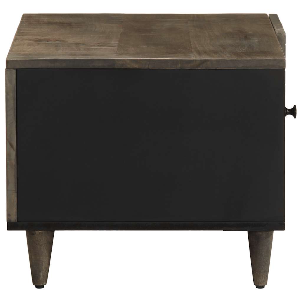 vidaXL Masuta de cafea gri deschis 80x50x40 cm lemn masiv de mango