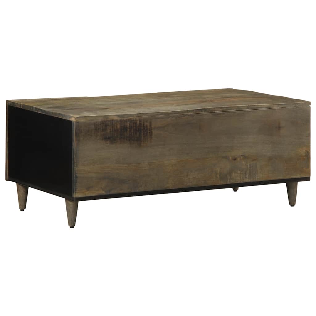 vidaXL Masuta de cafea gri deschis 100x54x40 cm lemn masiv de mango