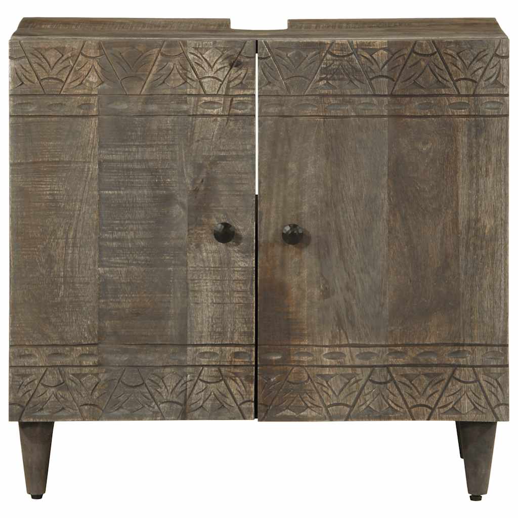 vidaXL Dulap pentru chiuveta de baie, 62x33x58 cm, lemn masiv de mango vidaXL Dulap pentru chiuveta de baie, 62x33x58 cm, lemn masiv de mango