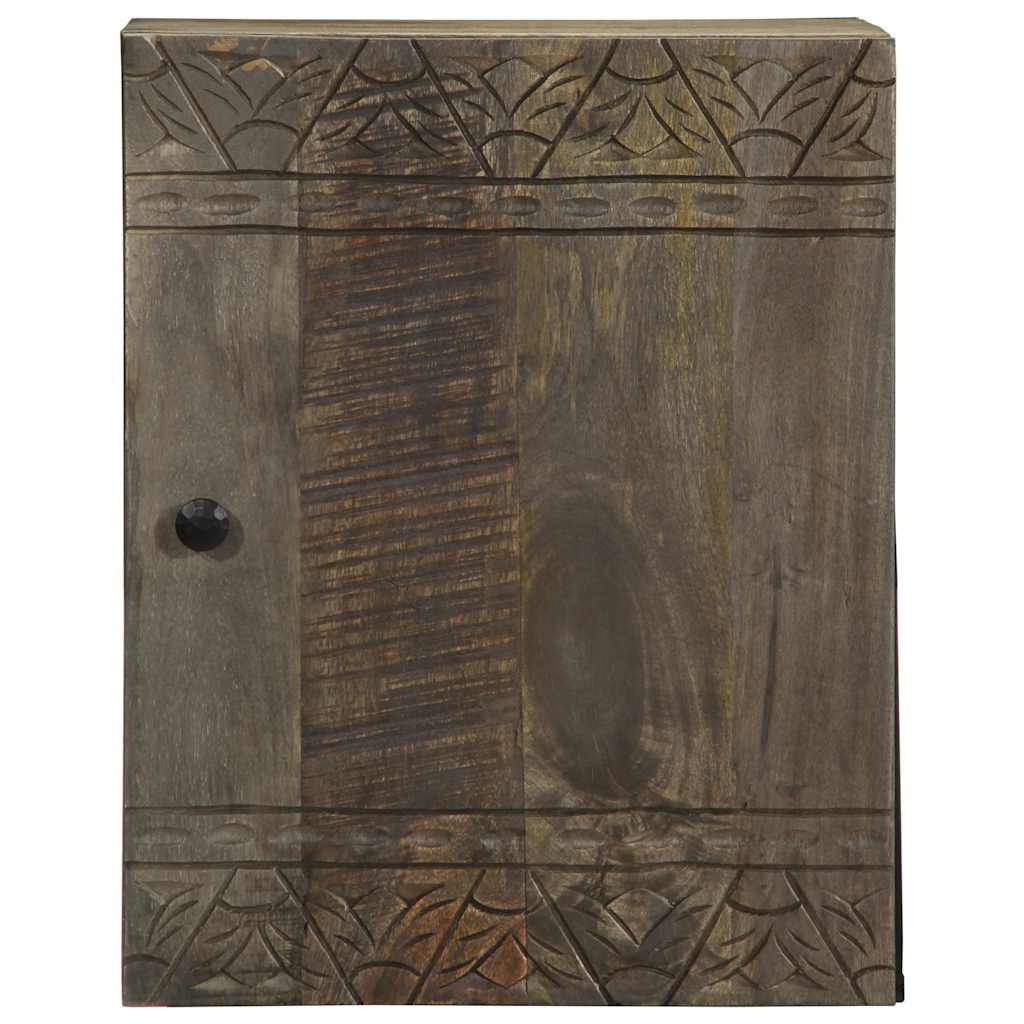 vidaXL Dulap de perete de baie, 38x33x48 cm, lemn masiv de mango vidaXL Dulap de perete de baie, 38x33x48 cm, lemn masiv de mango