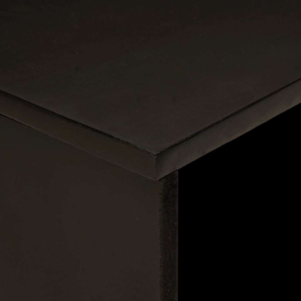 vidaXL Masă de cafea Negru și Aur 80 x 50 x 40 cm