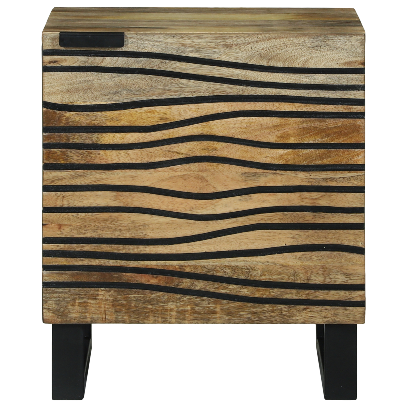 vidaXL Dulap de noapte 2 pcs Maro 40 x 33 x 46 cm Lemn masiv de acacia