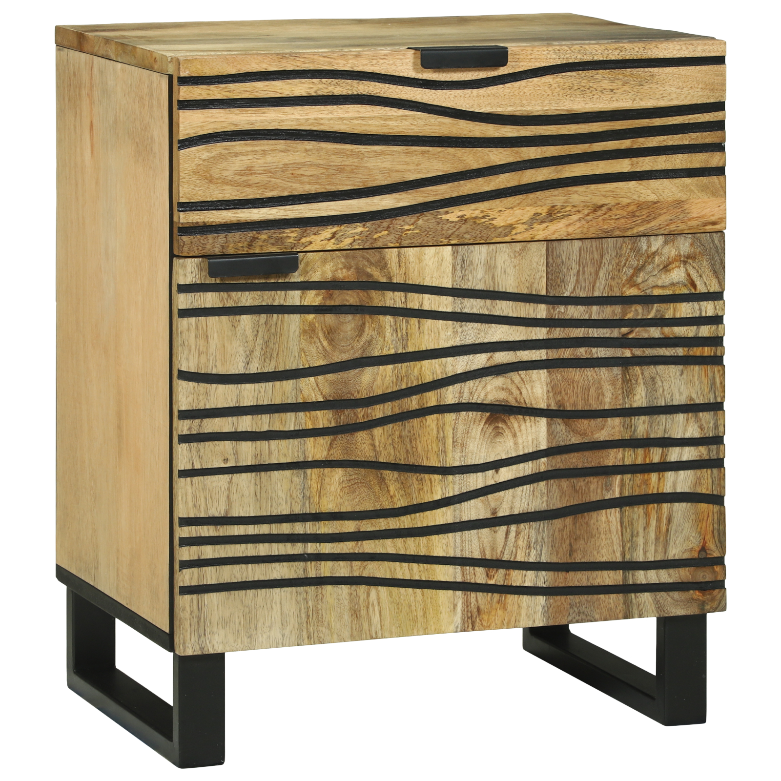 vidaXL Dulap de noptieră 50x33x60 cm – Lemn masiv de mango vidaXL Dulap de noptieră 50x33x60 cm – Lemn masiv de mango