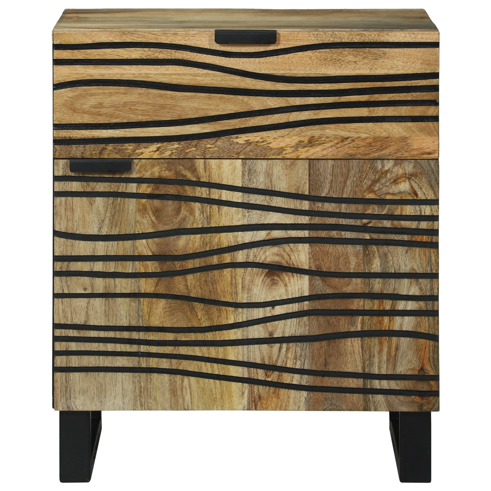 vidaXL Dulap de noptieră 50x33x60 cm – Lemn masiv de mango vidaXL Dulap de noptieră 50x33x60 cm – Lemn masiv de mango