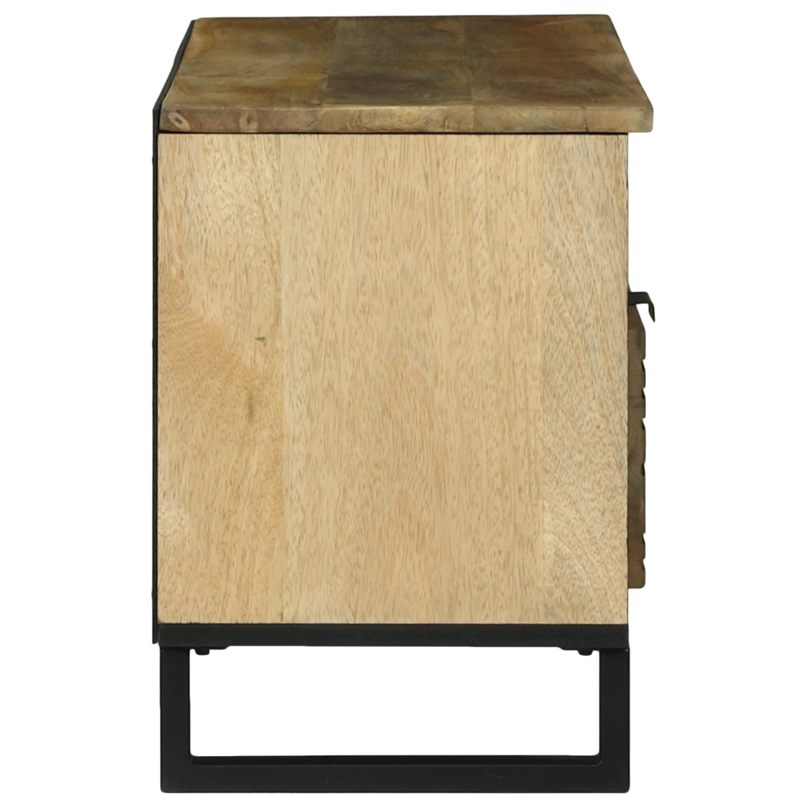 vidaXL Cabinet TV - 100 x 33.5 x 46 cm, făcut din lemn masiv de mango. vidaXL Cabinet TV - 100 x 33.5 x 46 cm, făcut din lemn masiv de mango.