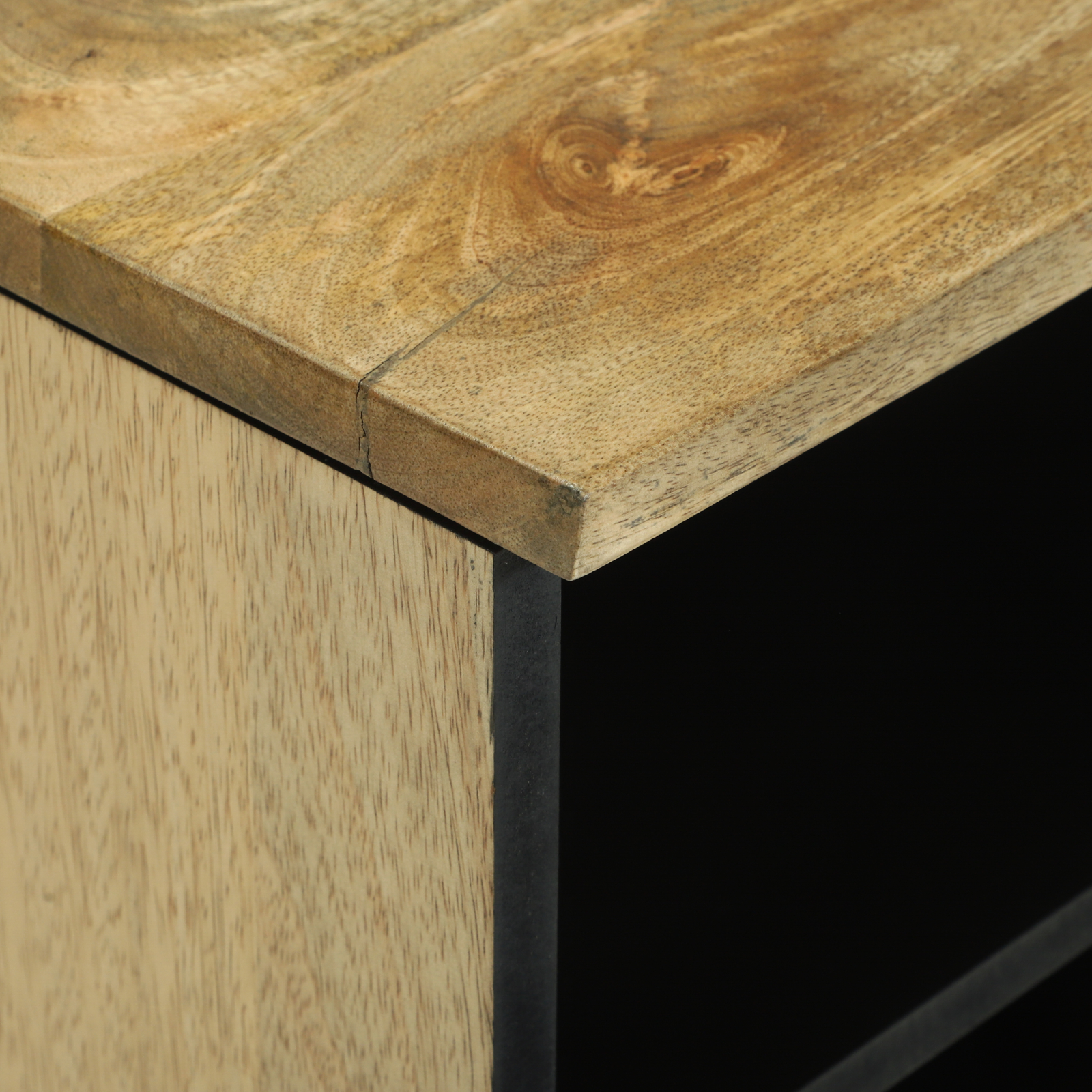 vidaXL Cabinet TV - 100 x 33.5 x 46 cm, făcut din lemn masiv de mango. vidaXL Cabinet TV - 100 x 33.5 x 46 cm, făcut din lemn masiv de mango.