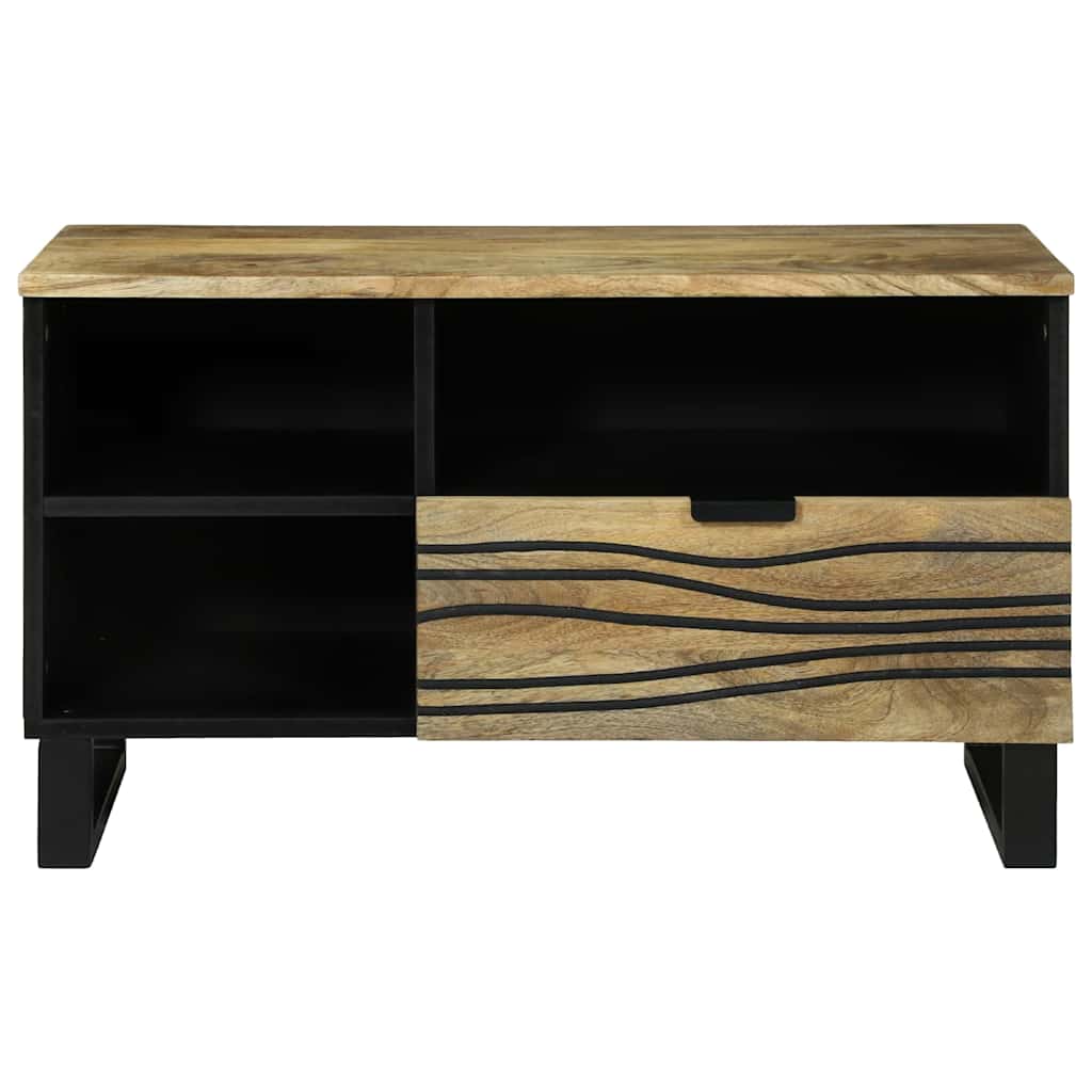 vidaXL Cabinet de depozitare media cu sertar cu raft Maro 80 x 33.5 x 46 cm vidaXL Cabinet de depozitare media cu sertar cu raft Maro 80 x 33.5 x 46 cm