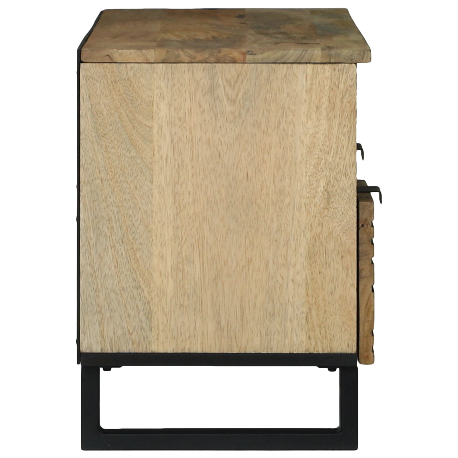 vidaXL Dulap TV , 100x33.5x46 cm, din lemn solid de mango