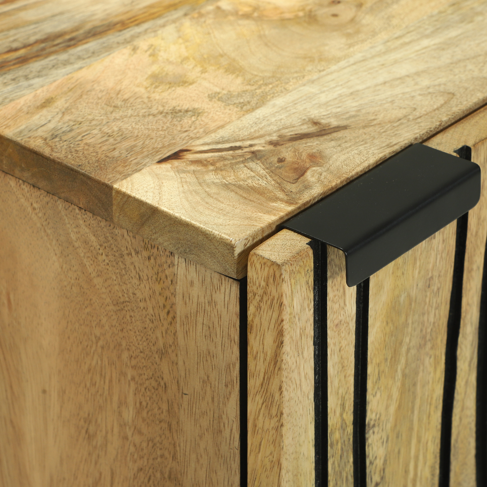 vidaXL Sideboard - 40 x 33.5 x 75 cm - Lemn masiv de mango