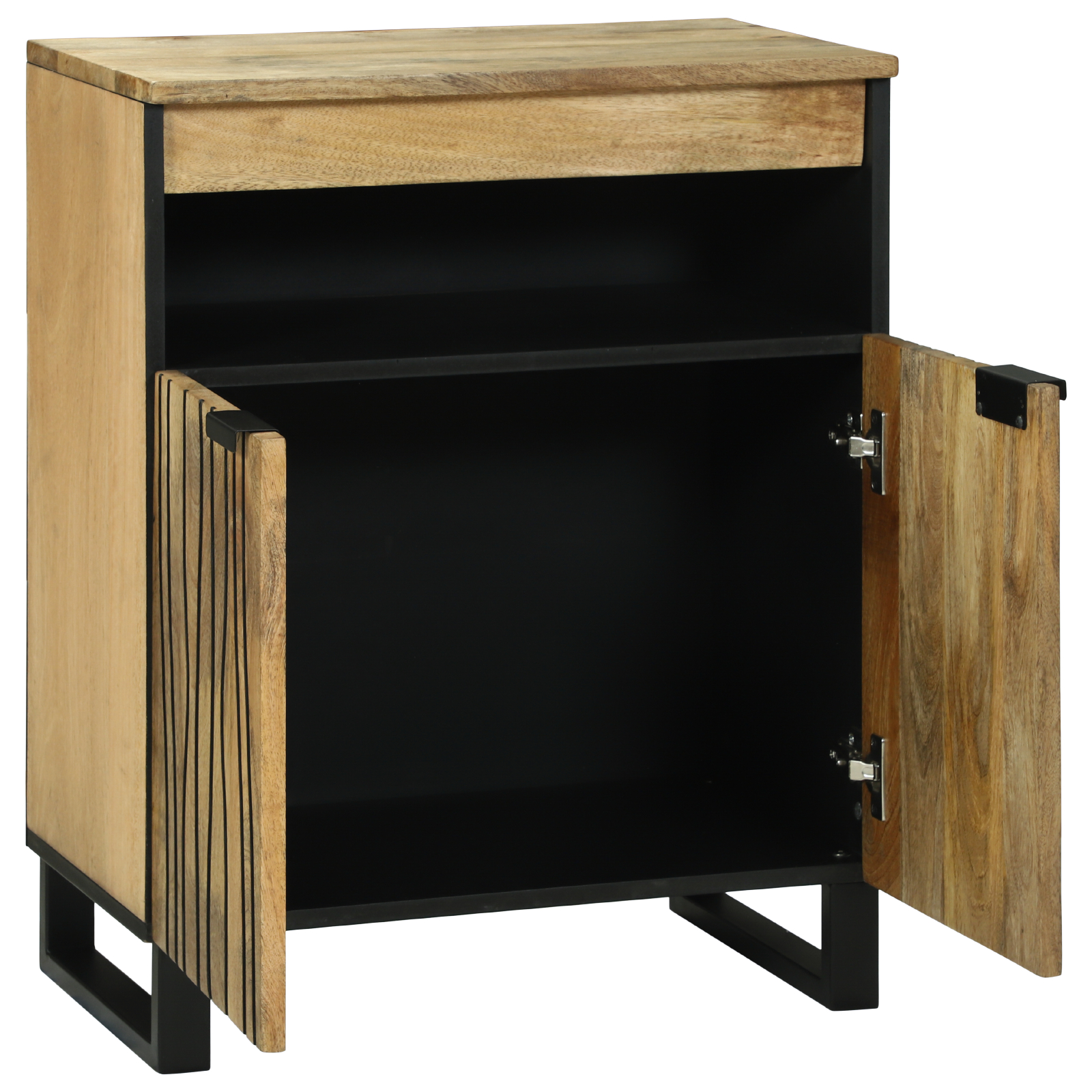 vidaXL Dulap 60x33.5x75 cm - Lemn masiv de mango vidaXL Dulap 60x33.5x75 cm - Lemn masiv de mango