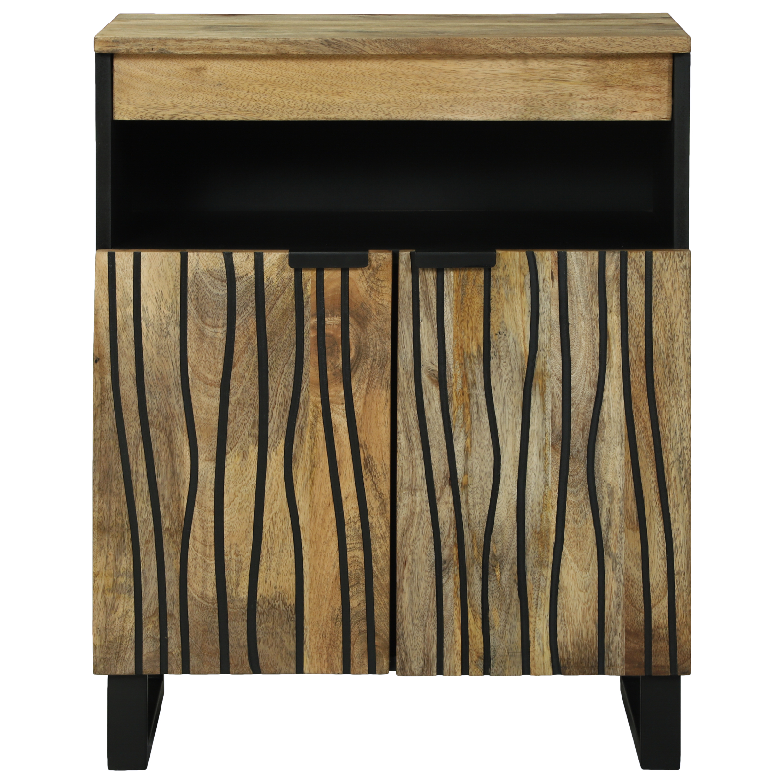 vidaXL Dulap 60x33.5x75 cm - Lemn masiv de mango vidaXL Dulap 60x33.5x75 cm - Lemn masiv de mango