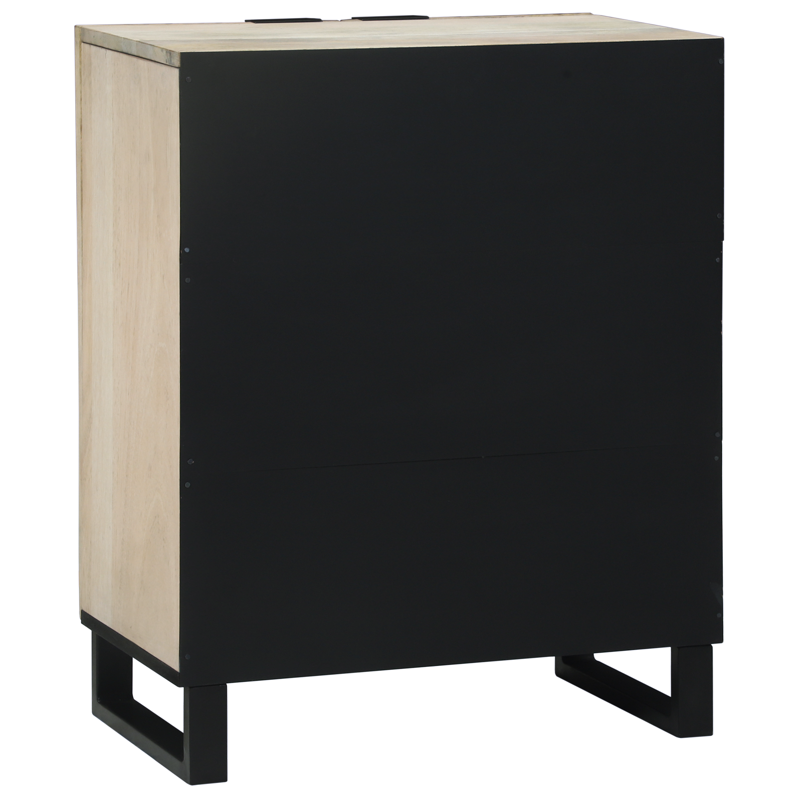 vidaXL Bufet Alb 60 x 33.5 x 75 cm Lemn masiv de mango