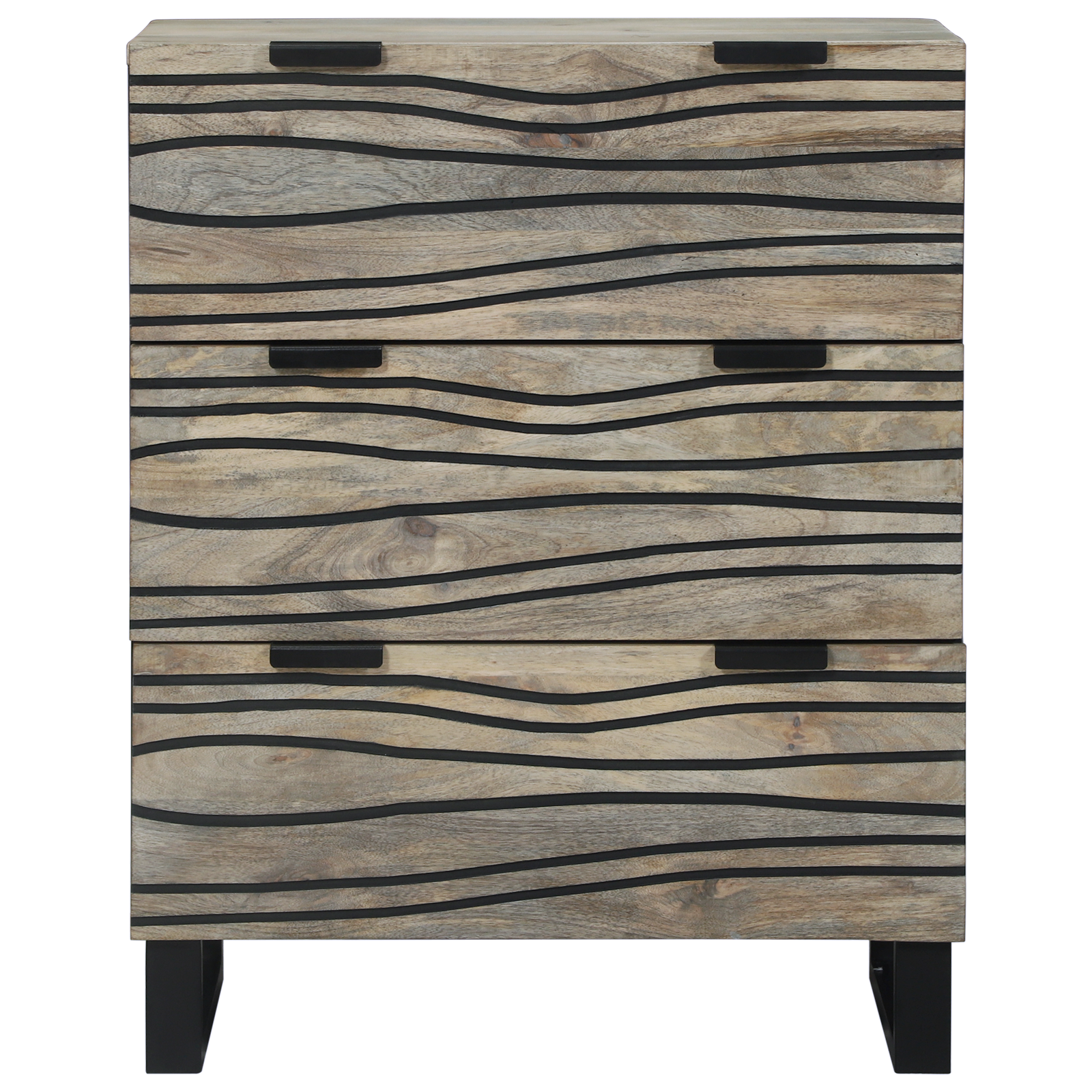 vidaXL Bufet cu sertar Alb 60 x 33.5 x 75 cm Lemn masiv de mango