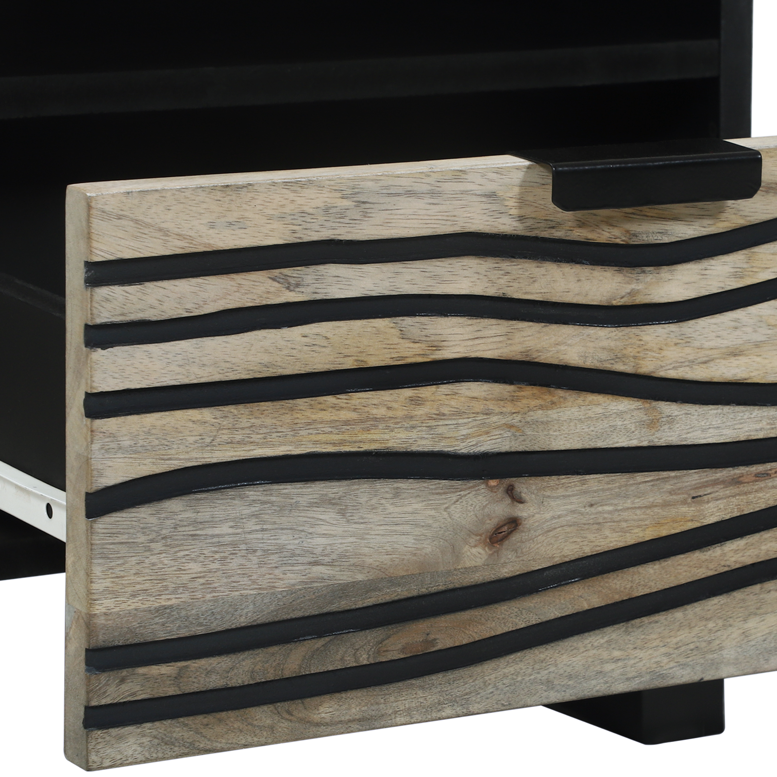 vidaXL Dulap de noapte cu sertar Alb și negru 40 x 33 x 46 cm vidaXL Dulap de noapte cu sertar Alb și negru 40 x 33 x 46 cm