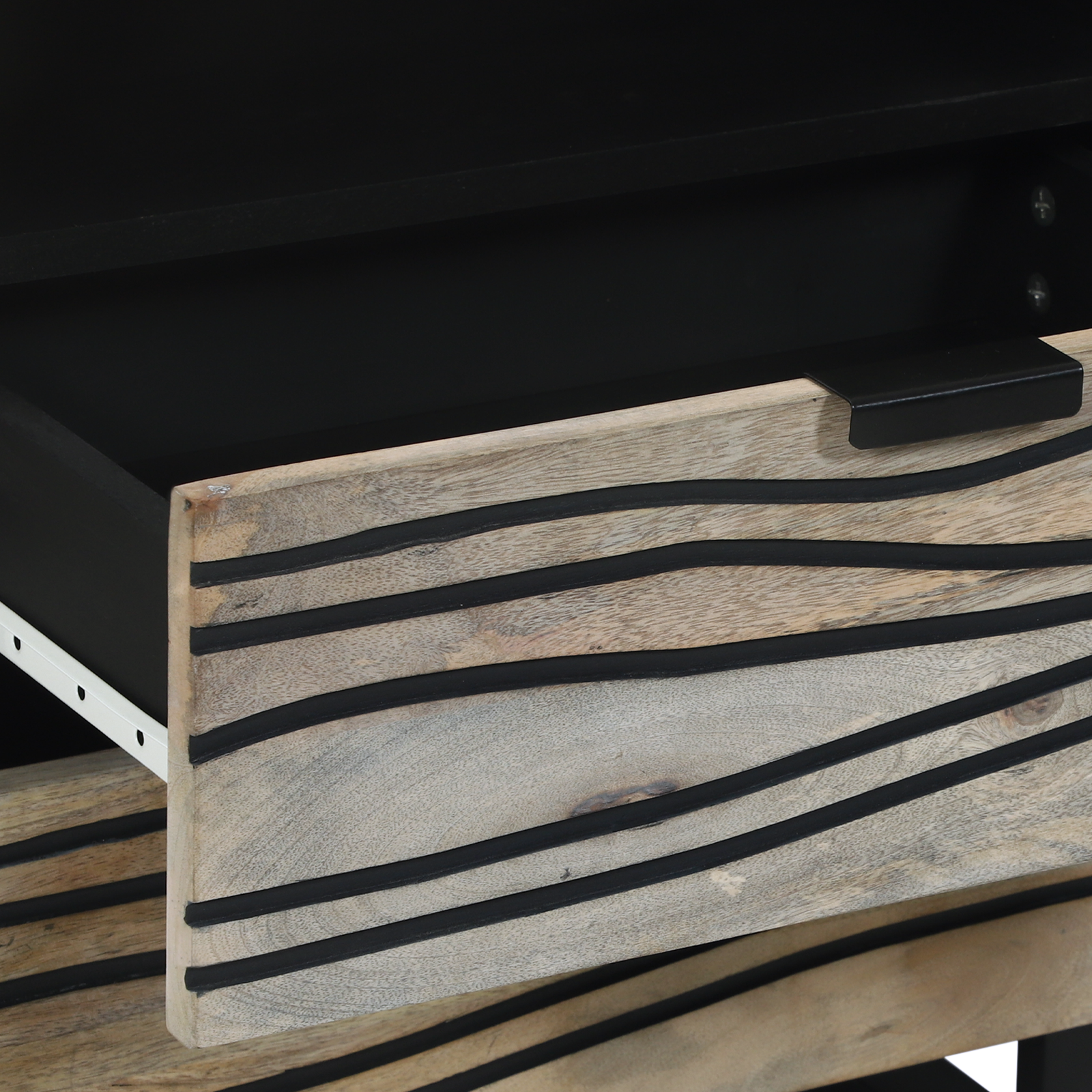 vidaXL Dulap de noapte cu sertar Alb și negru 50 x 33 x 60 cm vidaXL Dulap de noapte cu sertar Alb și negru 50 x 33 x 60 cm