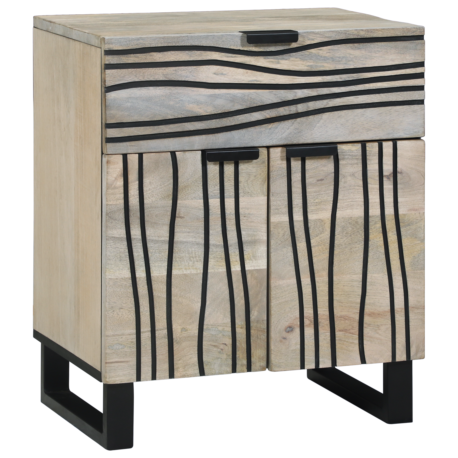 vidaXL Dulap de noapte cu sertar Alb și negru 50 x 33 x 60 cm vidaXL Dulap de noapte cu sertar Alb și negru 50 x 33 x 60 cm