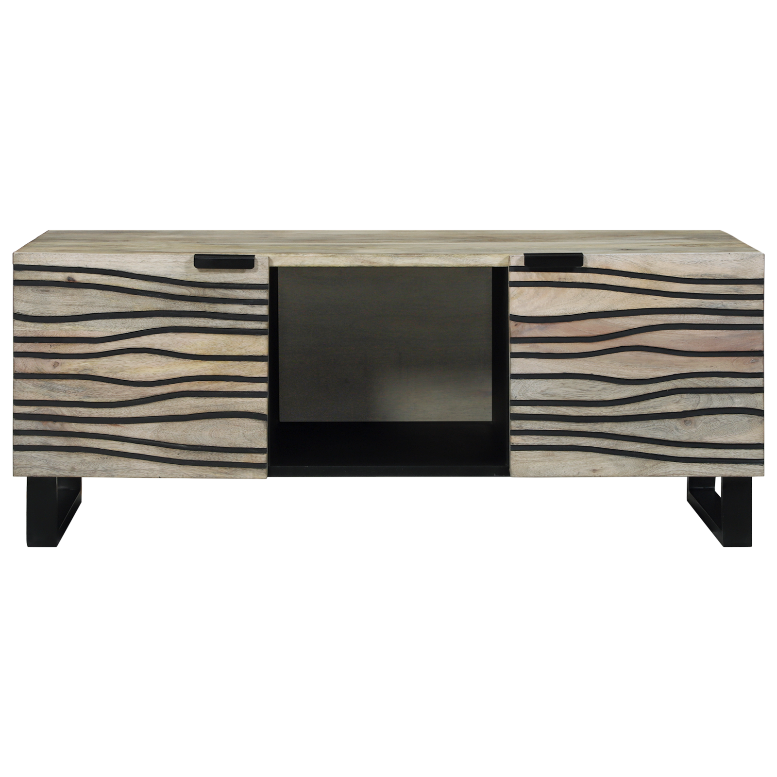 vidaXL Masă de cafea cu raft cu depozitare cu ușă Alb, Negru 100 x 50 x 40 cm vidaXL Masă de cafea cu raft cu depozitare cu ușă Alb, Negru 100 x 50 x 40 cm