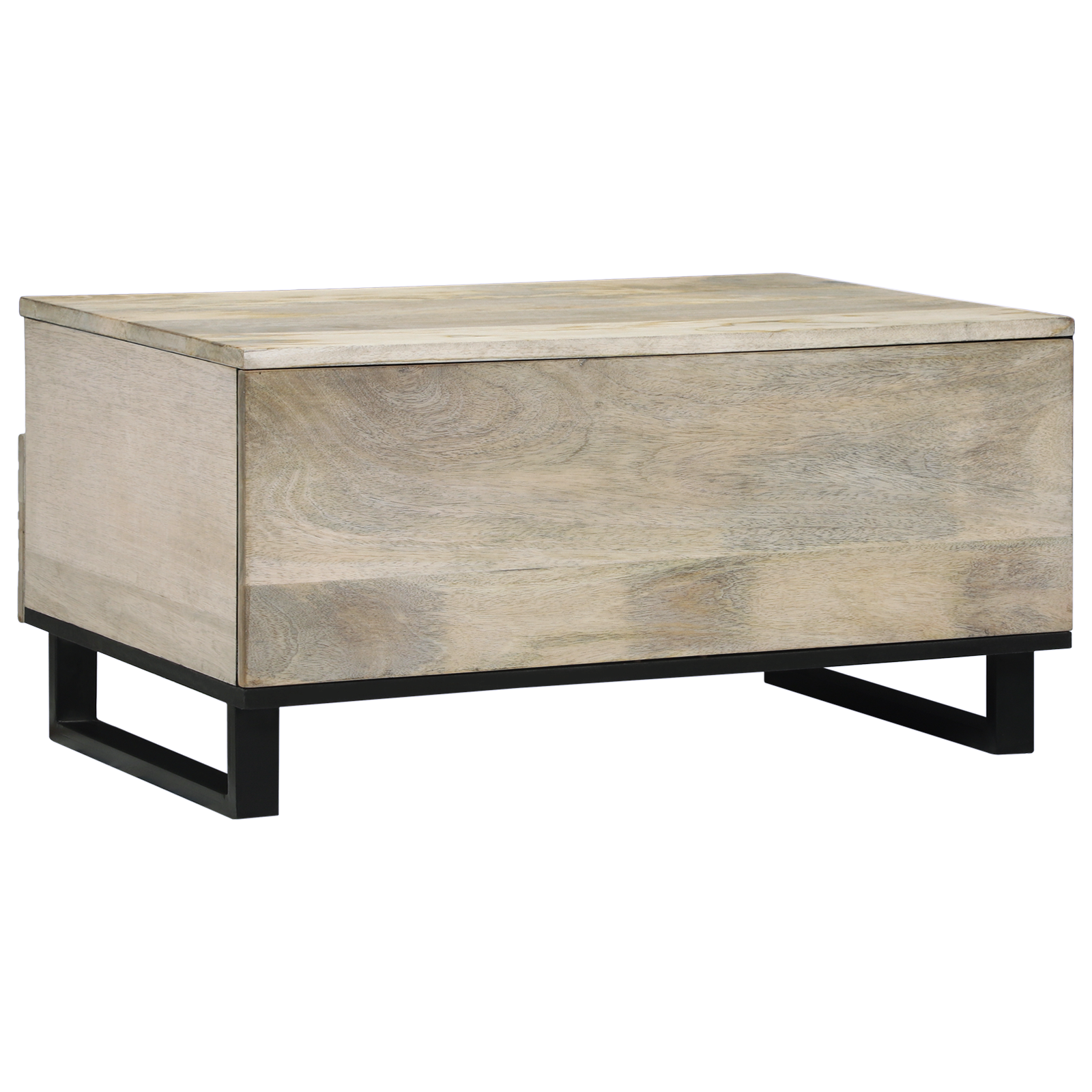 vidaXL Masă de cafea cu sertar cu depozitare Alb, Negru 80 x 50 x 40 cm vidaXL Masă de cafea cu sertar cu depozitare Alb, Negru 80 x 50 x 40 cm