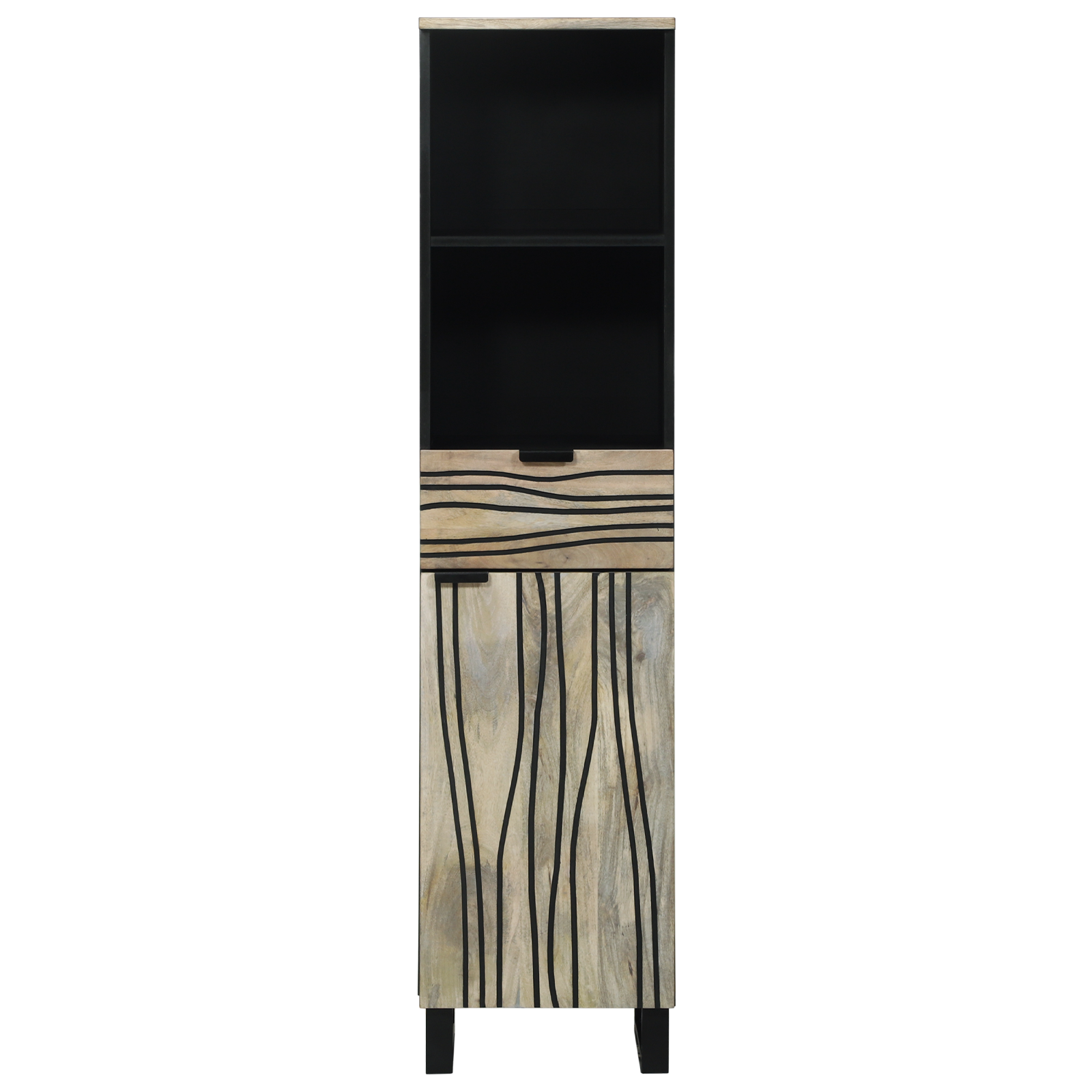 vidaXL Dulap pentru Chiuveta de Baie cu raft Alb 38 x 33 x 160 cm