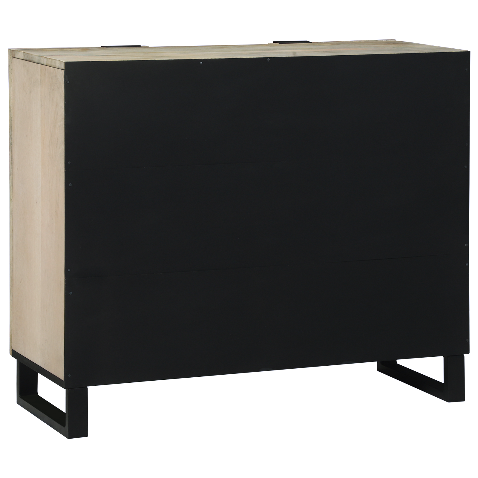 vidaXL Bufet Alb 90 x 33 x 75 cm Lemn masiv de mango