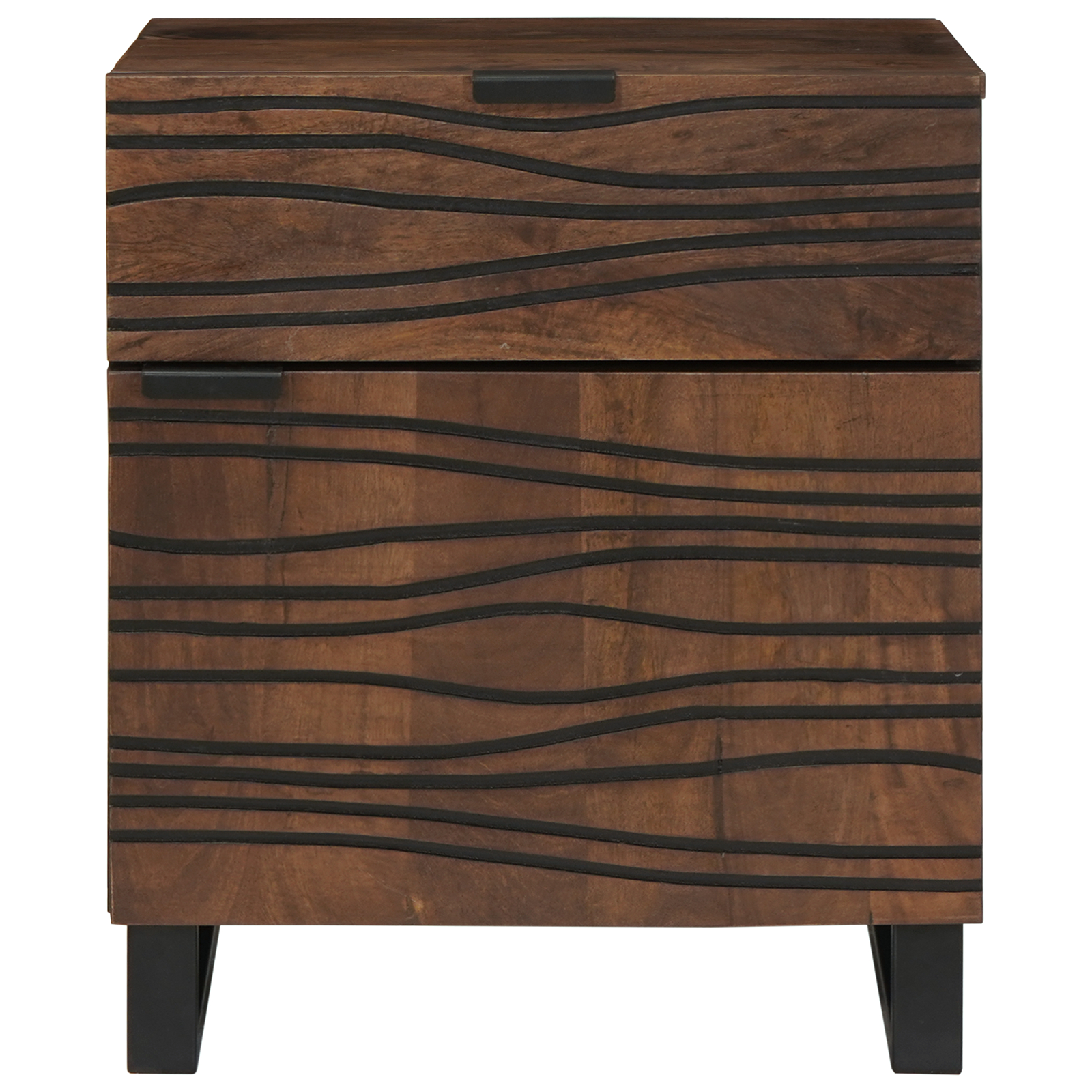vidaXL Cabinet pentru noptieră 50x33x60 cm din lemn masiv de nuc vidaXL Cabinet pentru noptieră 50x33x60 cm din lemn masiv de nuc