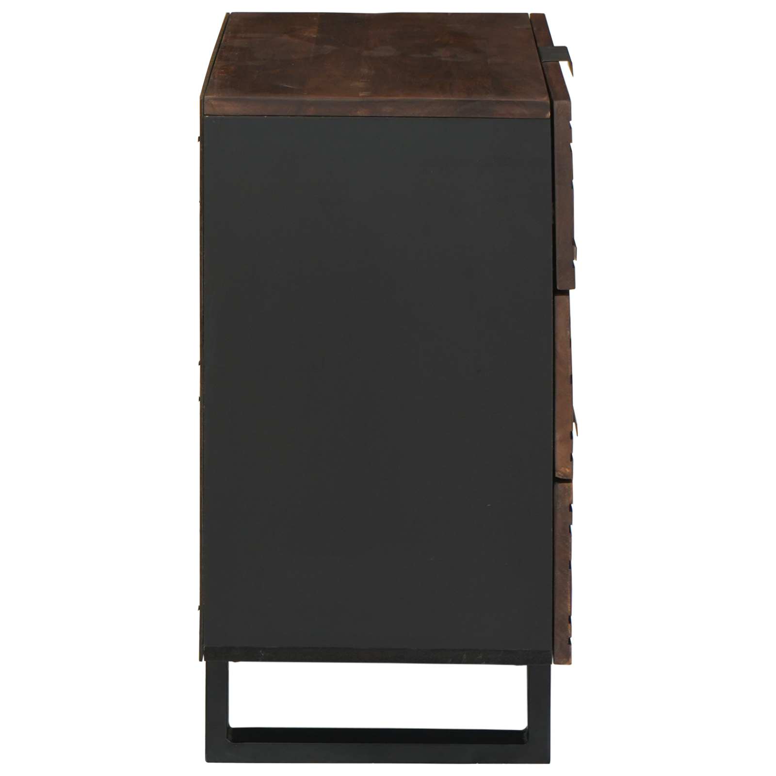 vidaXL Cabinet de Noptieră - 50x33x60 cm din lemn solid de mango și lemn reîncărcat. vidaXL Cabinet de Noptieră - 50x33x60 cm din lemn solid de mango și lemn reîncărcat.