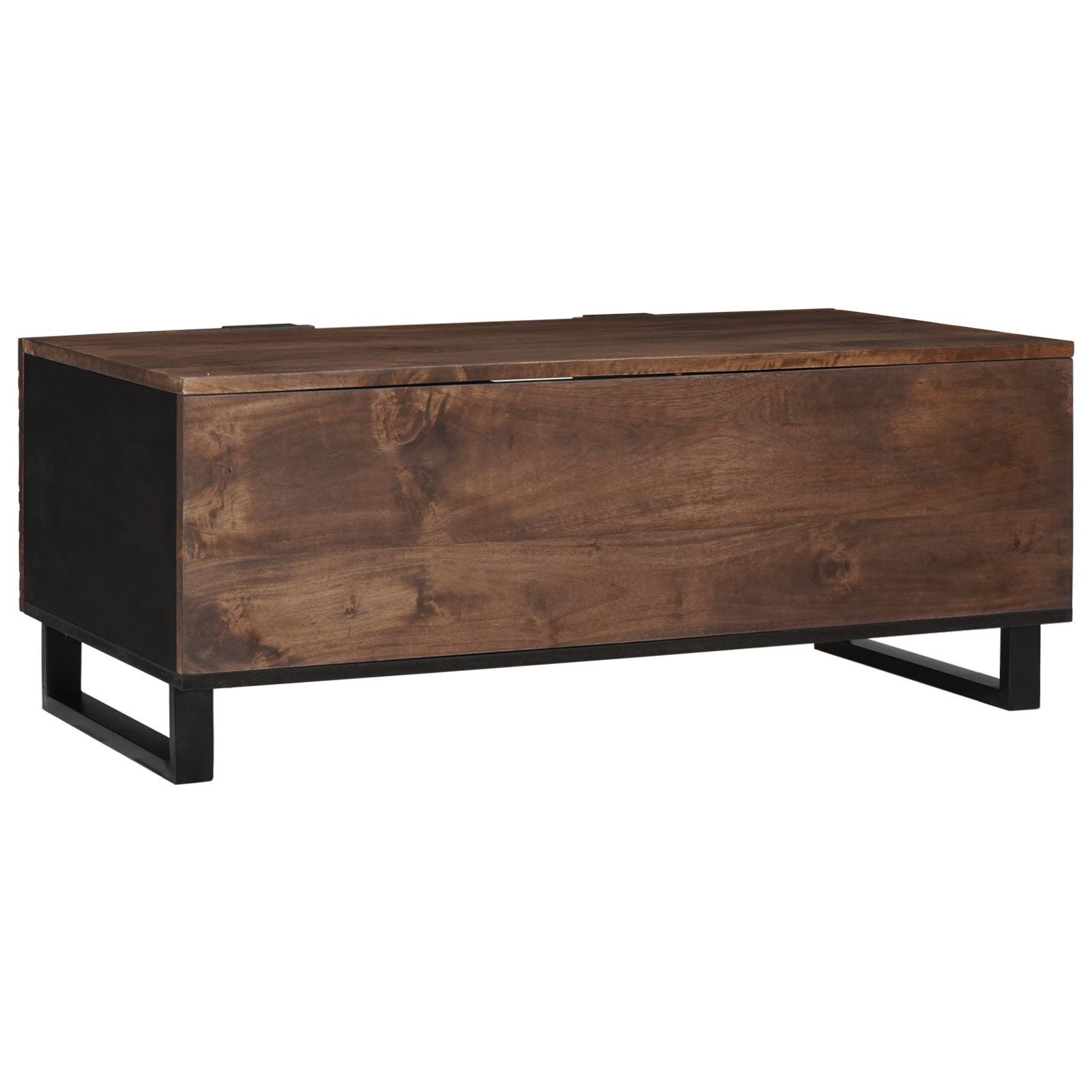 vidaXL Masa de cafea - 100x54x40 cm, din lemn solid și laminat.