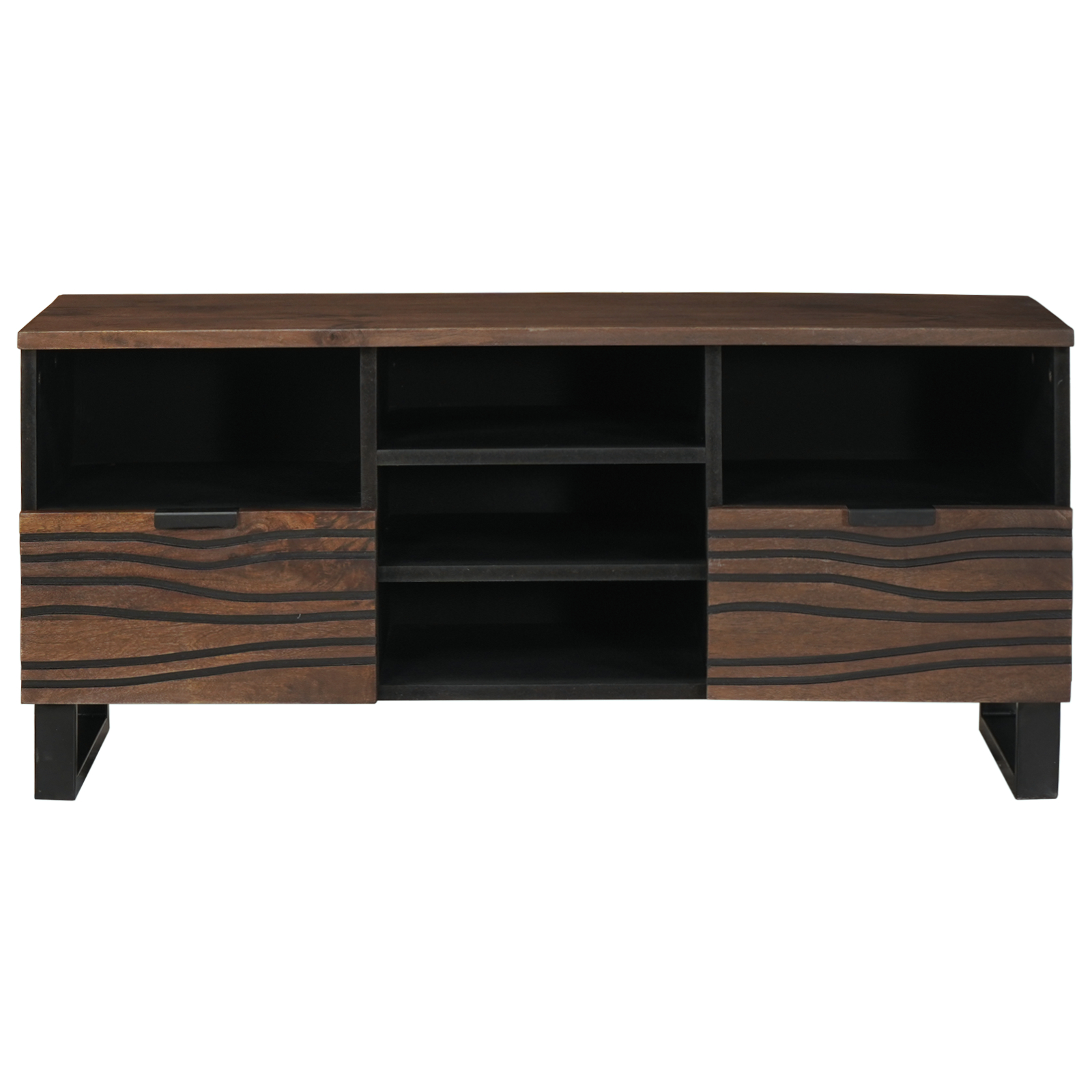 vidaXL Dulap TV 100x33.5x46 cm din lemn masiv și prelucrat