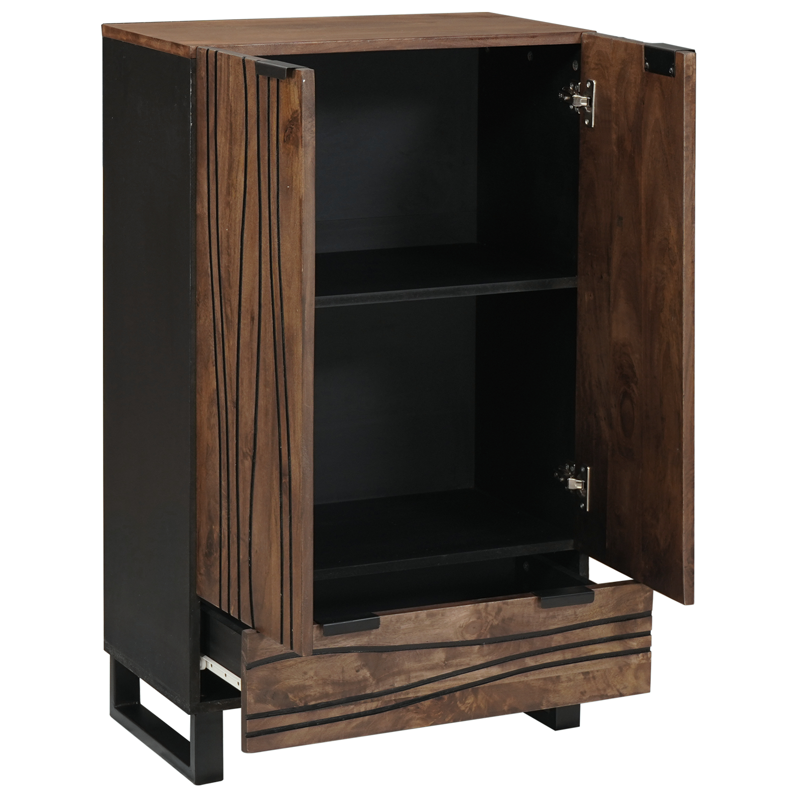 vidaXL Highboard 60x33.5x100 cm din lemn masiv de mango