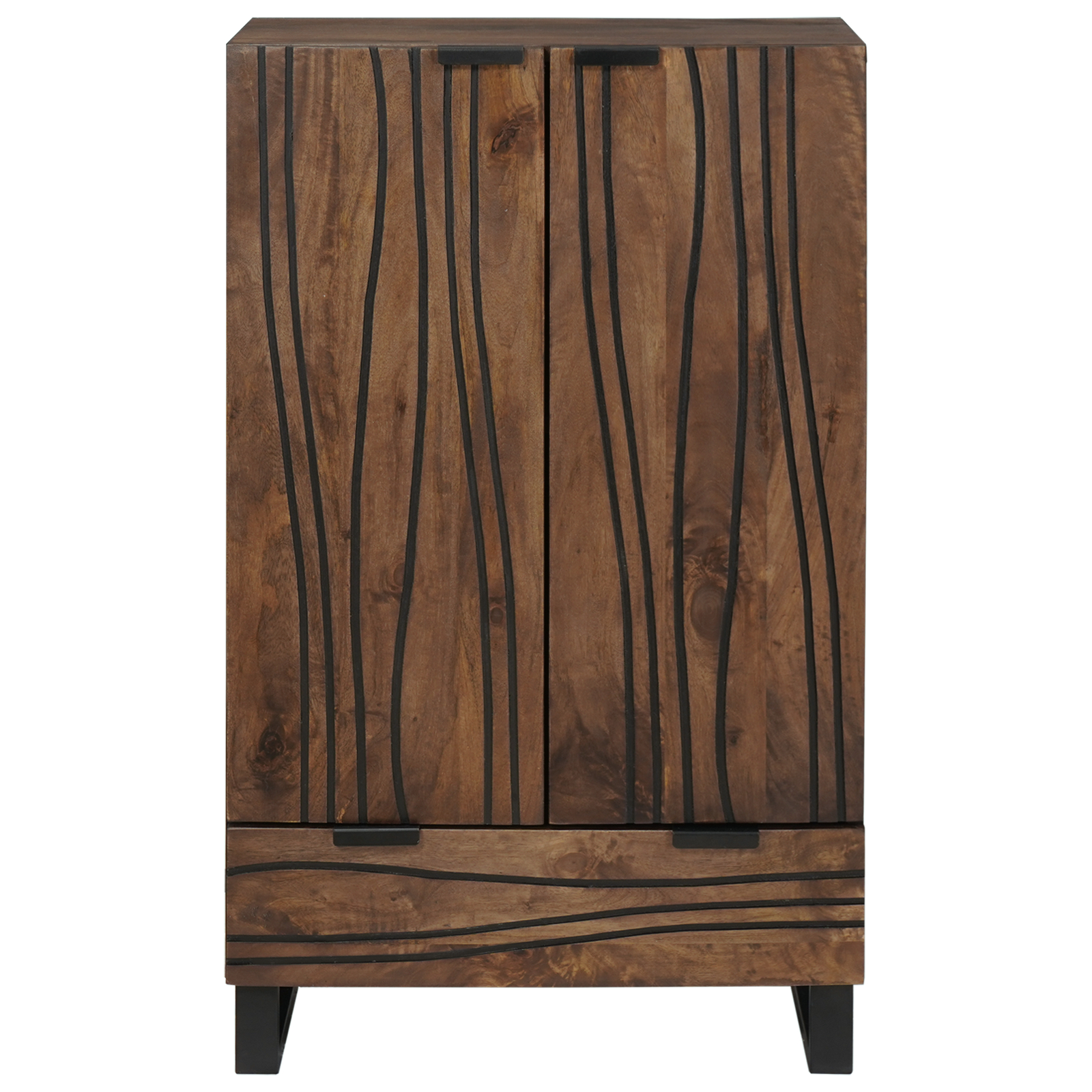 vidaXL Highboard 60x33.5x100 cm din lemn masiv de mango