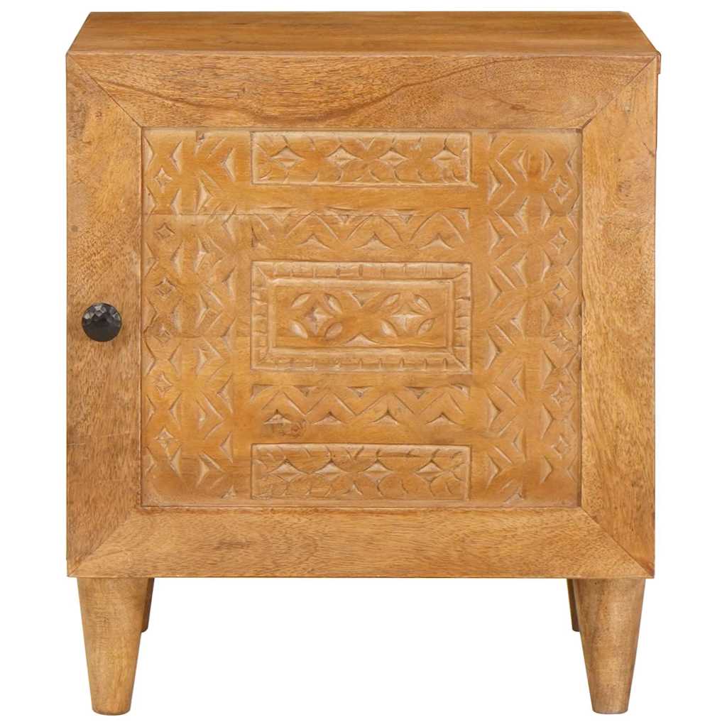 vidaXL Dulap de noapte 2 pcs Maro deschis 40 x 33 x 46 cm