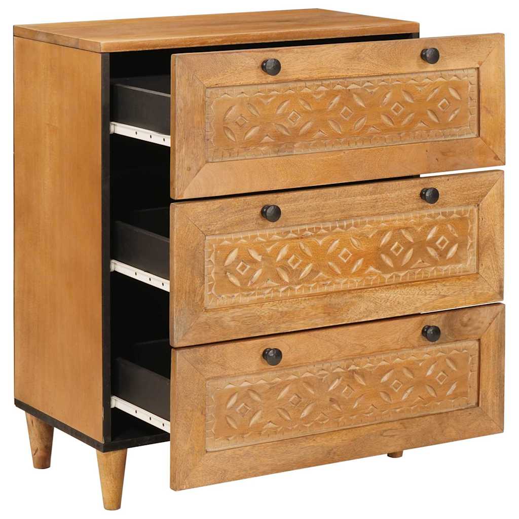 vidaXL Bufet Maro deschis 60 x 33 x 75 cm Lemn masiv de mango