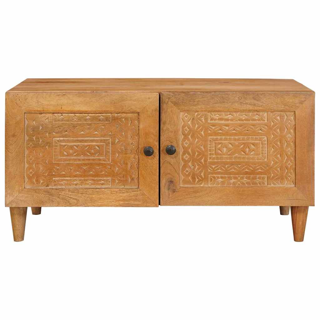 vidaXL Masă de cafea Maro deschis 80 x 50 x 40 cm Lemn masiv de acacia