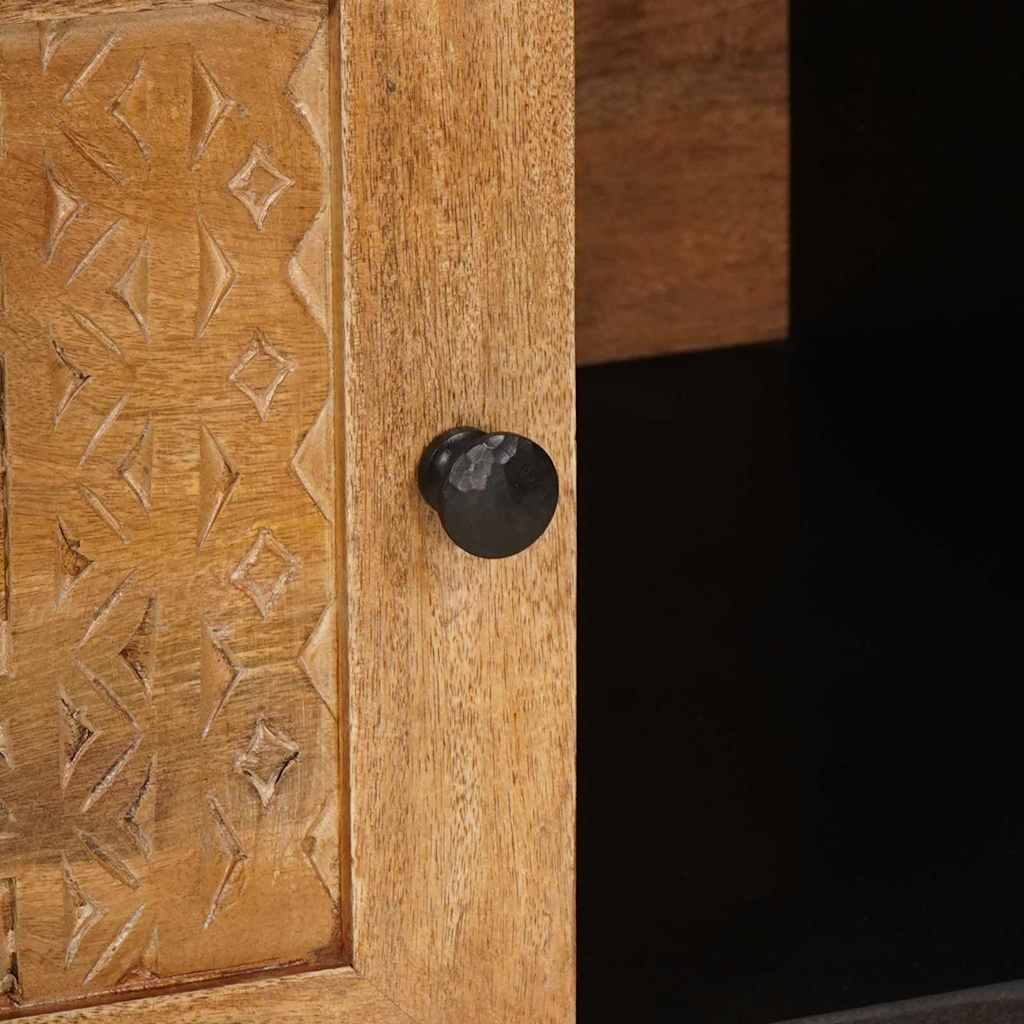 vidaXL Masă de cafea cu raft cu ușă Maro deschis 100 x 54 x 40 cm