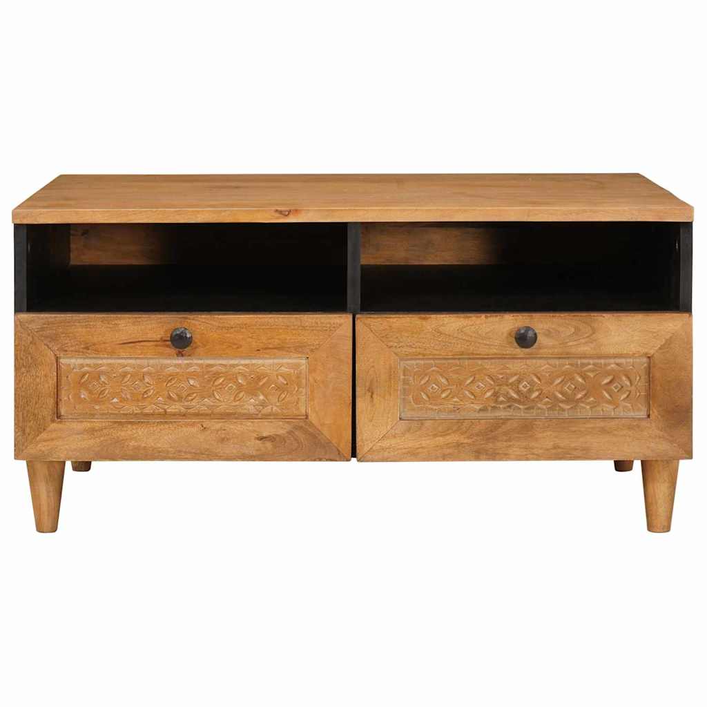 vidaXL Masă de cafea Maro deschis 80 x 54 x 40 cm Lemn masiv de acacia