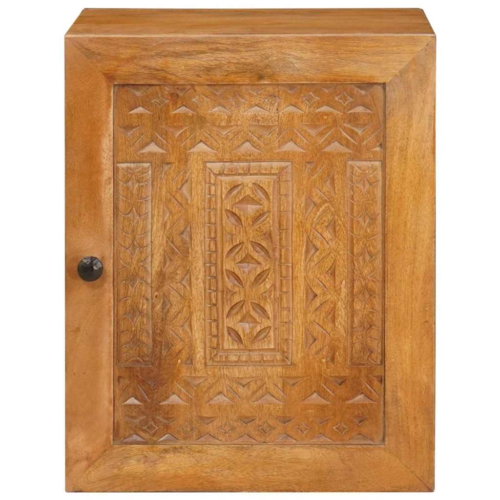 vidaXL Dulap de Baie cu ușă Maro deschis 38 x 33 x 48 cm Lemn compozit