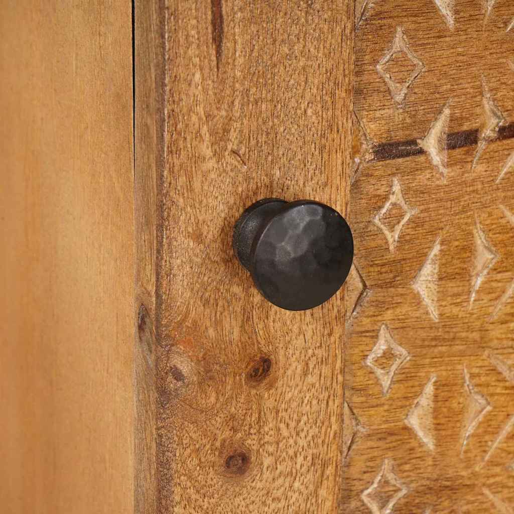 vidaXL Bufet cu raft Maro deschis 40 x 33 x 110 cm Lemn masiv de mango