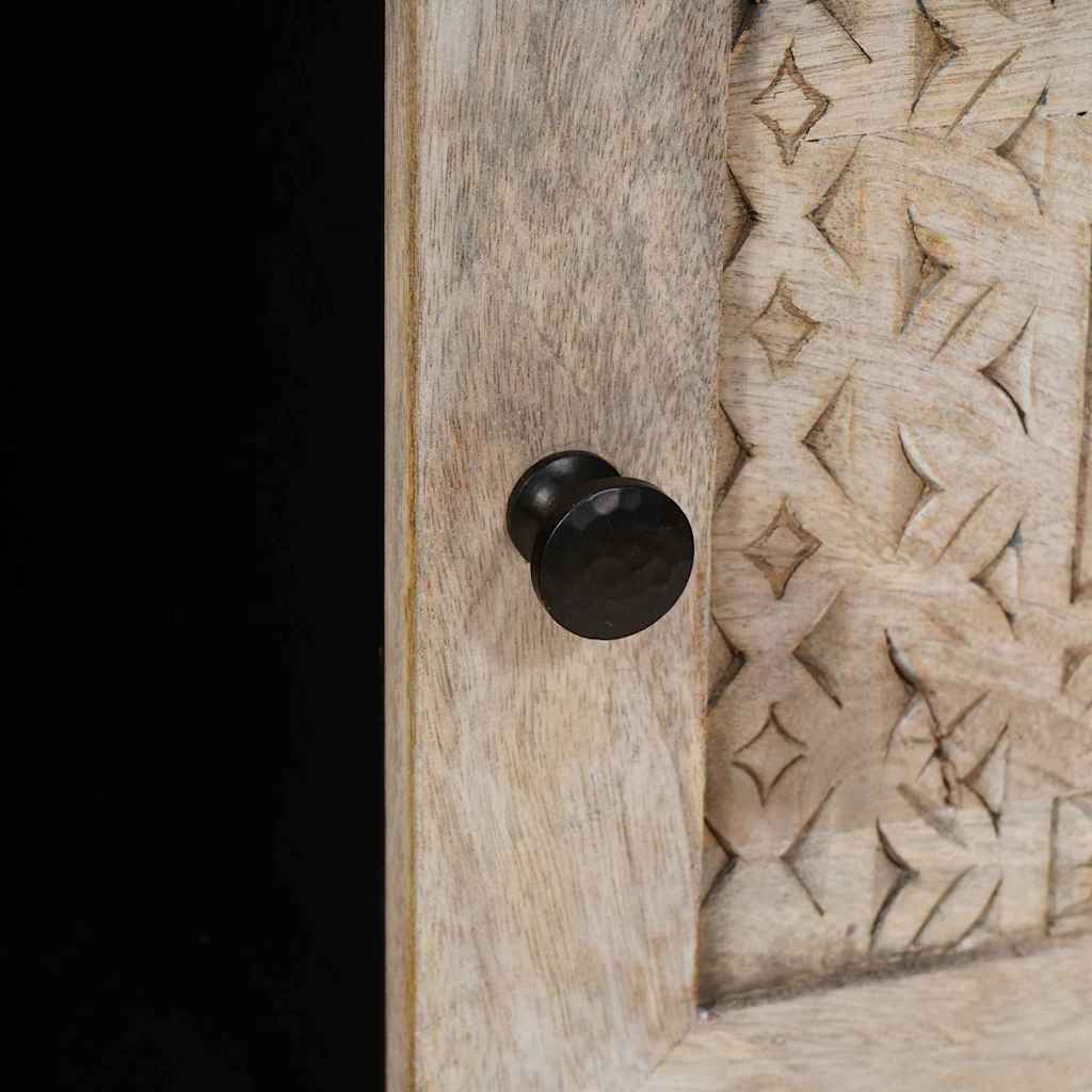 vidaXL Masă de cafea cu raft Bej 100 x 54 x 40 cm Lemn masiv de acacia