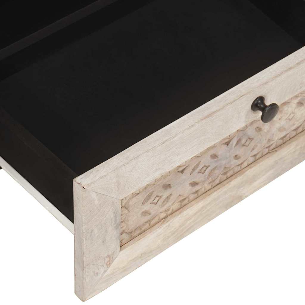 vidaXL Unități TV cu sertar cu raft Alb 80 x 33 x 46 cm Lemn compozit