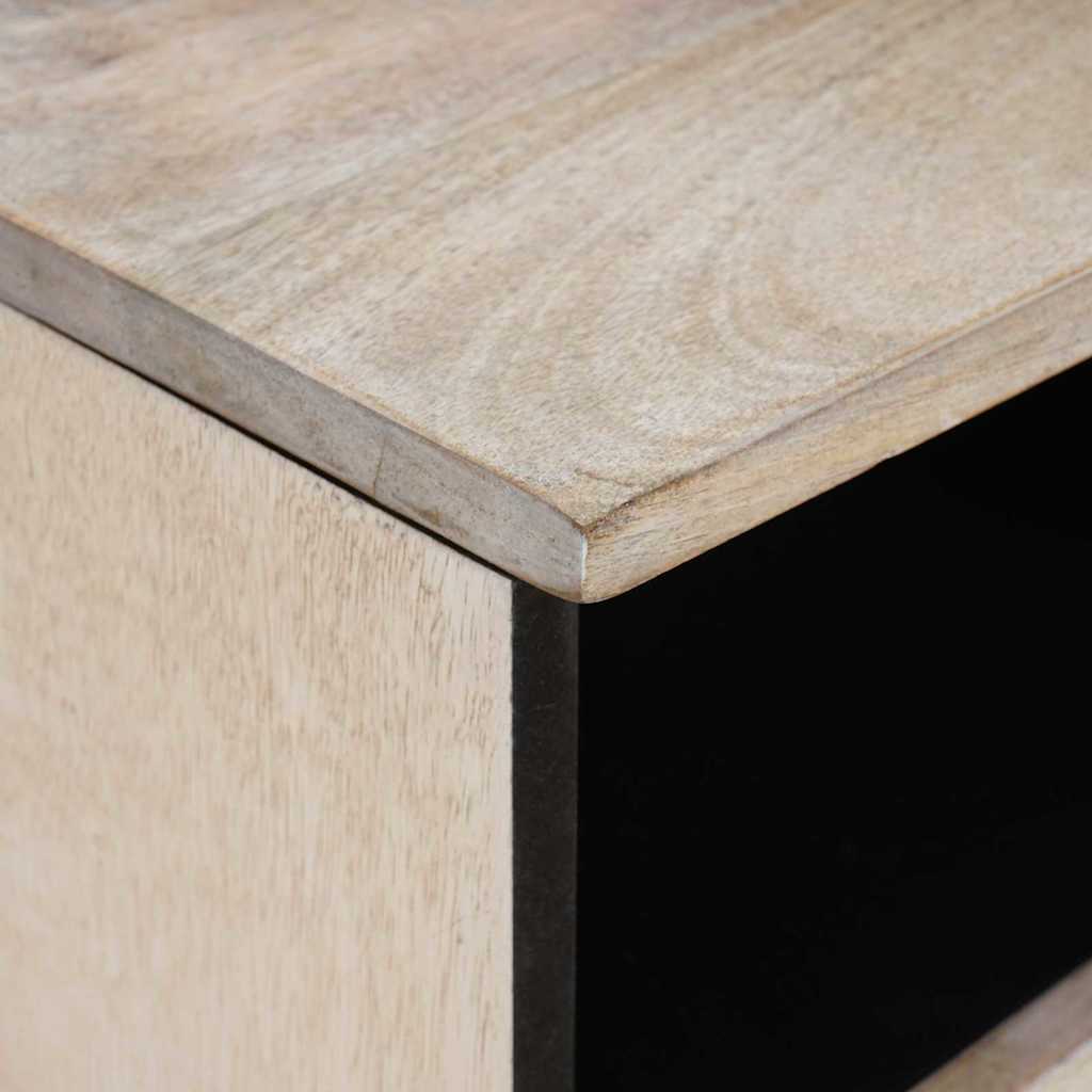 vidaXL Unități TV cu sertar cu raft Alb 100 x 33 x 46 cm Lemn compozit