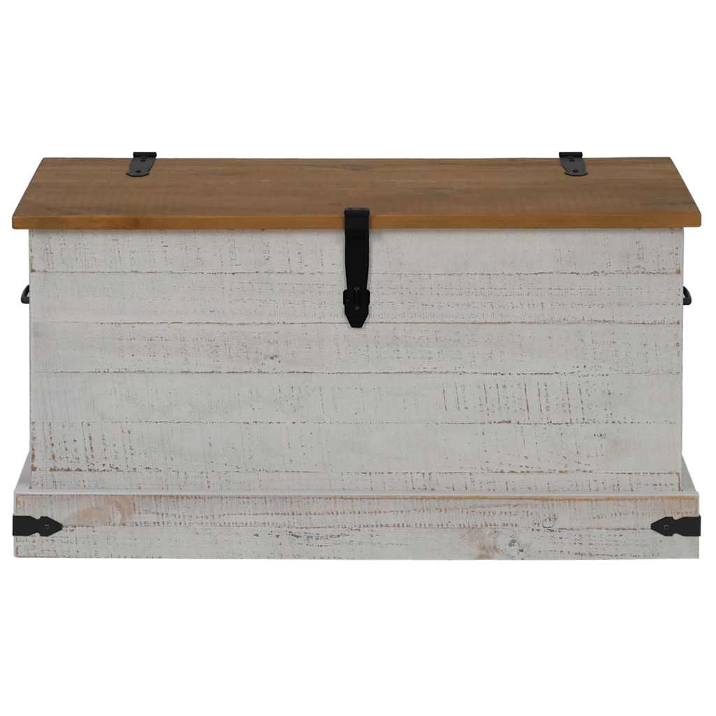 vidaXL Cufă de depozitare HALDEN alb 91x48x47 cm lemn masiv de pin vidaXL Cufă de depozitare HALDEN alb 91x48x47 cm lemn masiv de pin