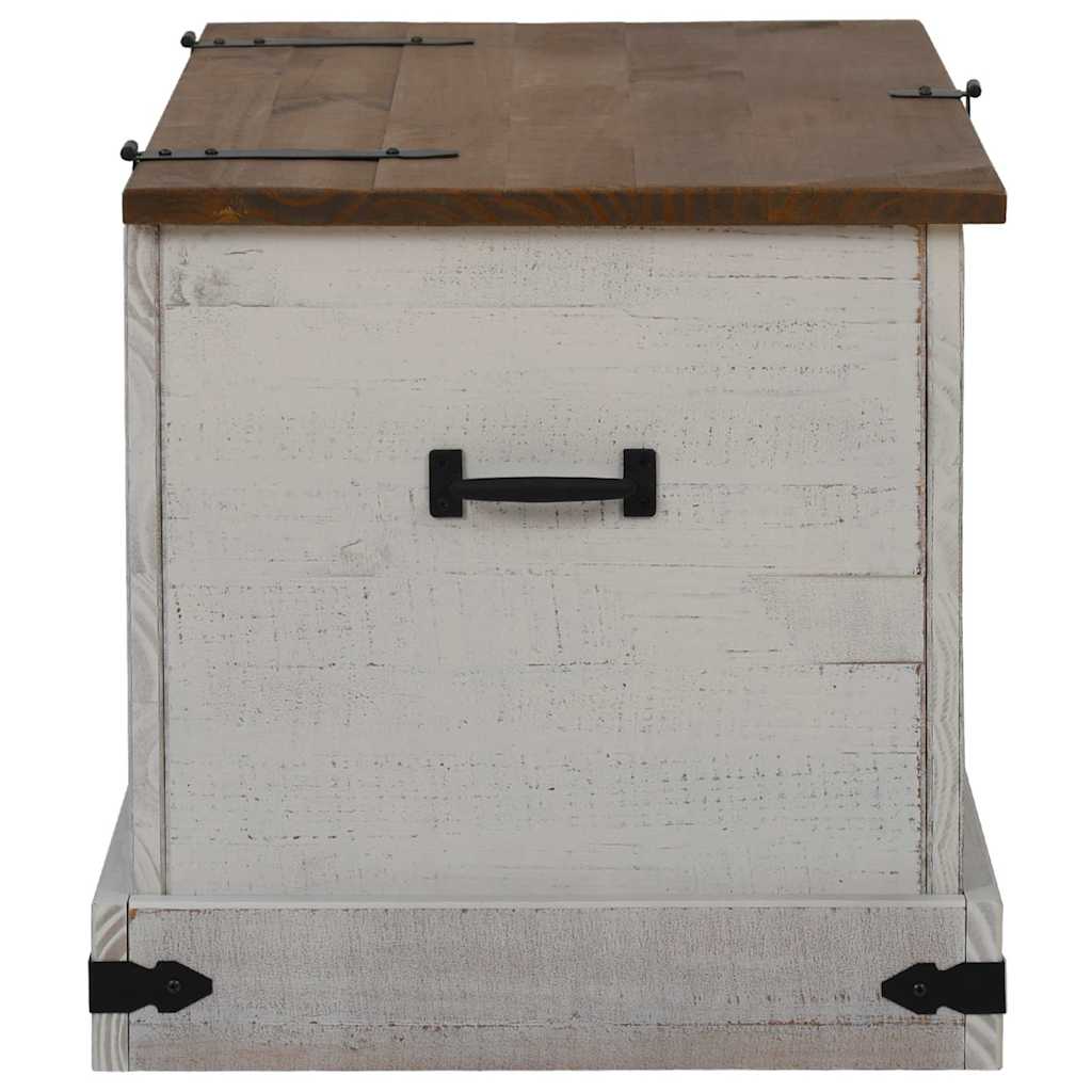 vidaXL Cufă de depozitare HALDEN alb 91x48x47 cm lemn masiv de pin vidaXL Cufă de depozitare HALDEN alb 91x48x47 cm lemn masiv de pin