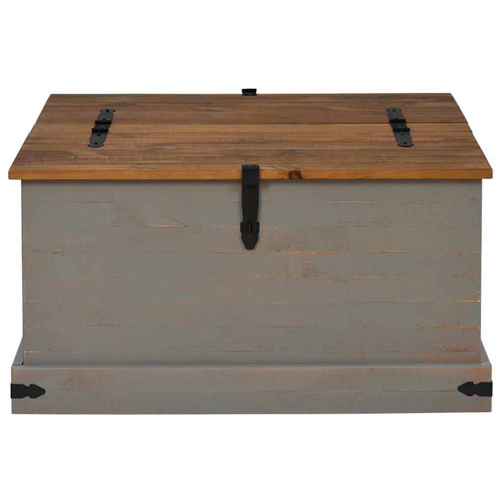 vidaXL Cufă de depozitare HALDEN gri 91x91x47 cm lemn masiv de pin vidaXL Cufă de depozitare HALDEN gri 91x91x47 cm lemn masiv de pin
