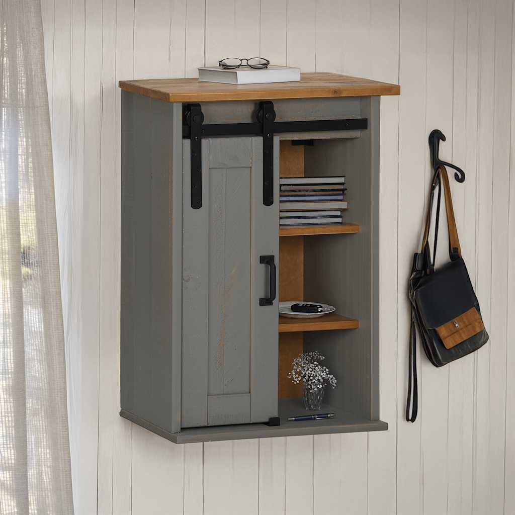 vidaXL Dulap suspendat HALDEN cu ușă glisantă gri 49x22,5x70 cm pin vidaXL Dulap suspendat HALDEN cu ușă glisantă gri 49x22,5x70 cm pin