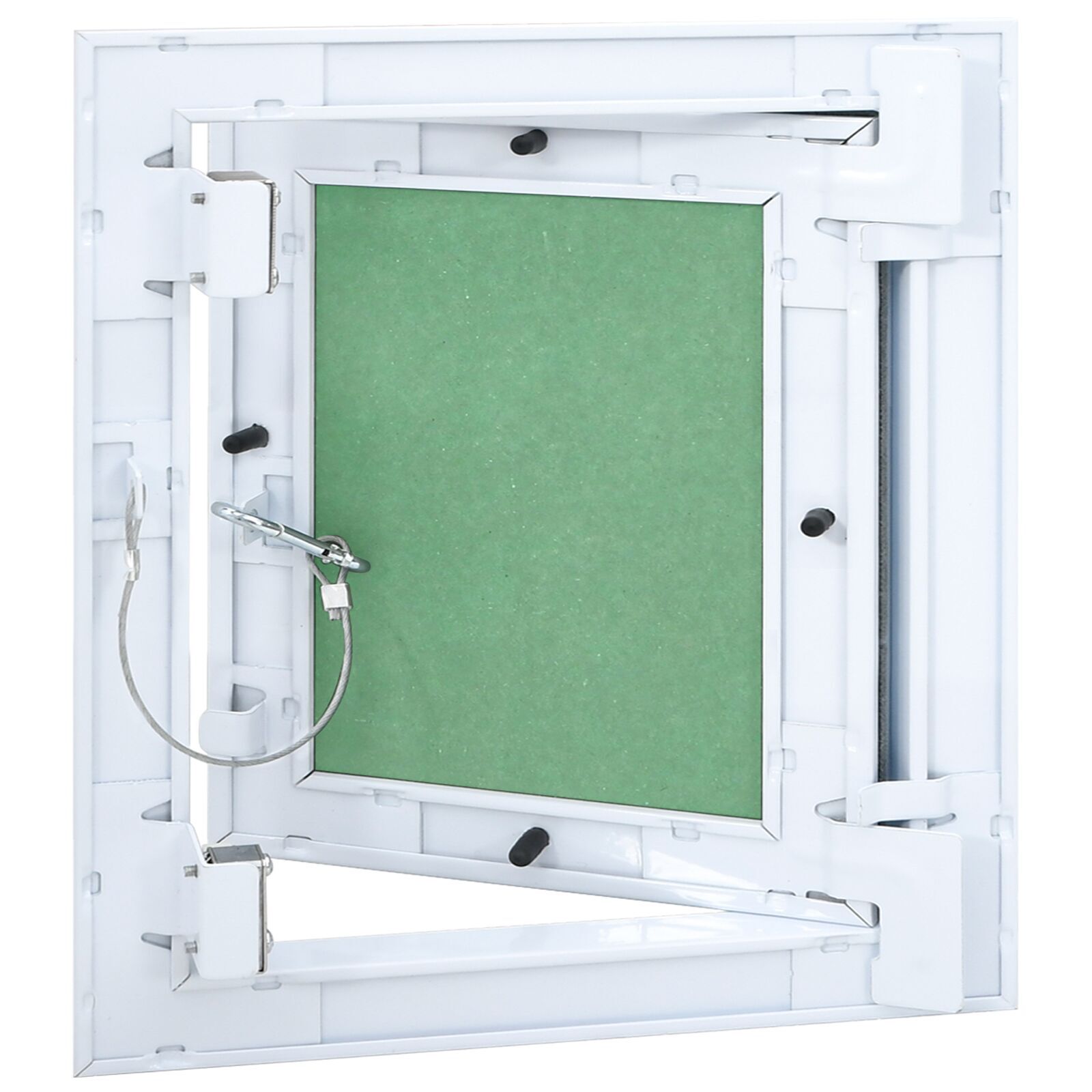 vidaXL Panou de acces cu cadru din aluminiu și gips-carton, 250x250 mm vidaXL Panou de acces cu cadru din aluminiu și gips-carton, 250x250 mm