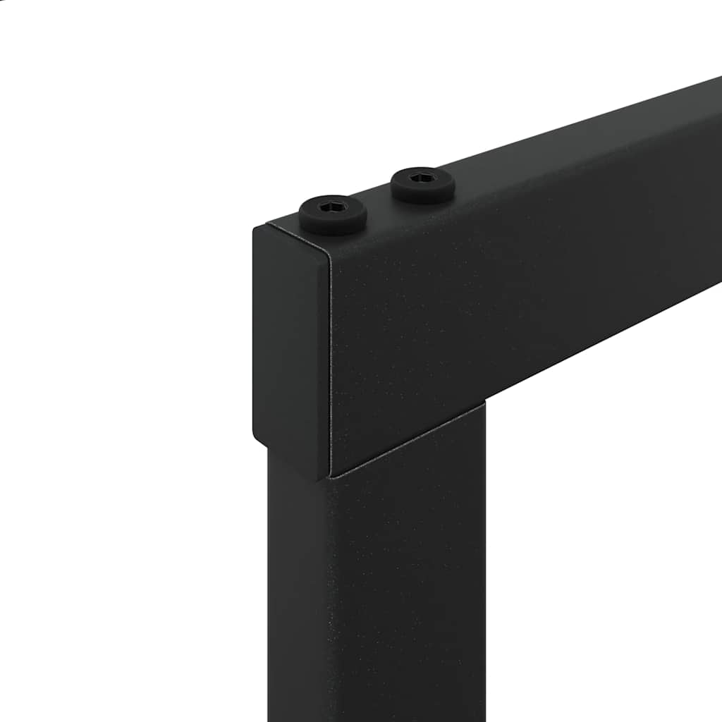 vidaXL Rastel pentru lemne de foc, negru, 110x30x116 cm, oțel vidaXL Rastel pentru lemne de foc, negru, 110x30x116 cm, oțel