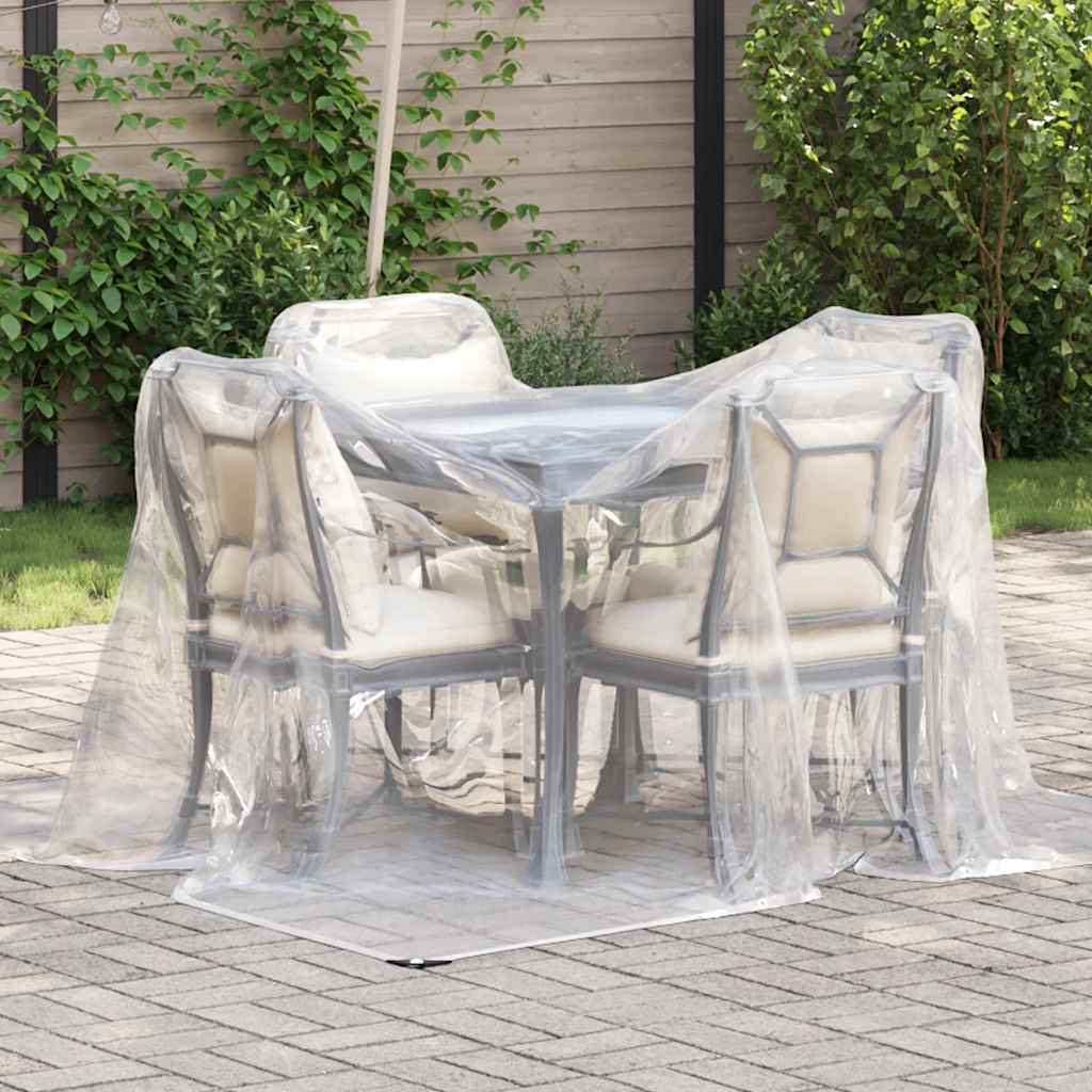 vidaXL Prelata transparenta cu ochiuri 2x3 m polietilena vidaXL Prelata transparenta cu ochiuri 2x3 m polietilena