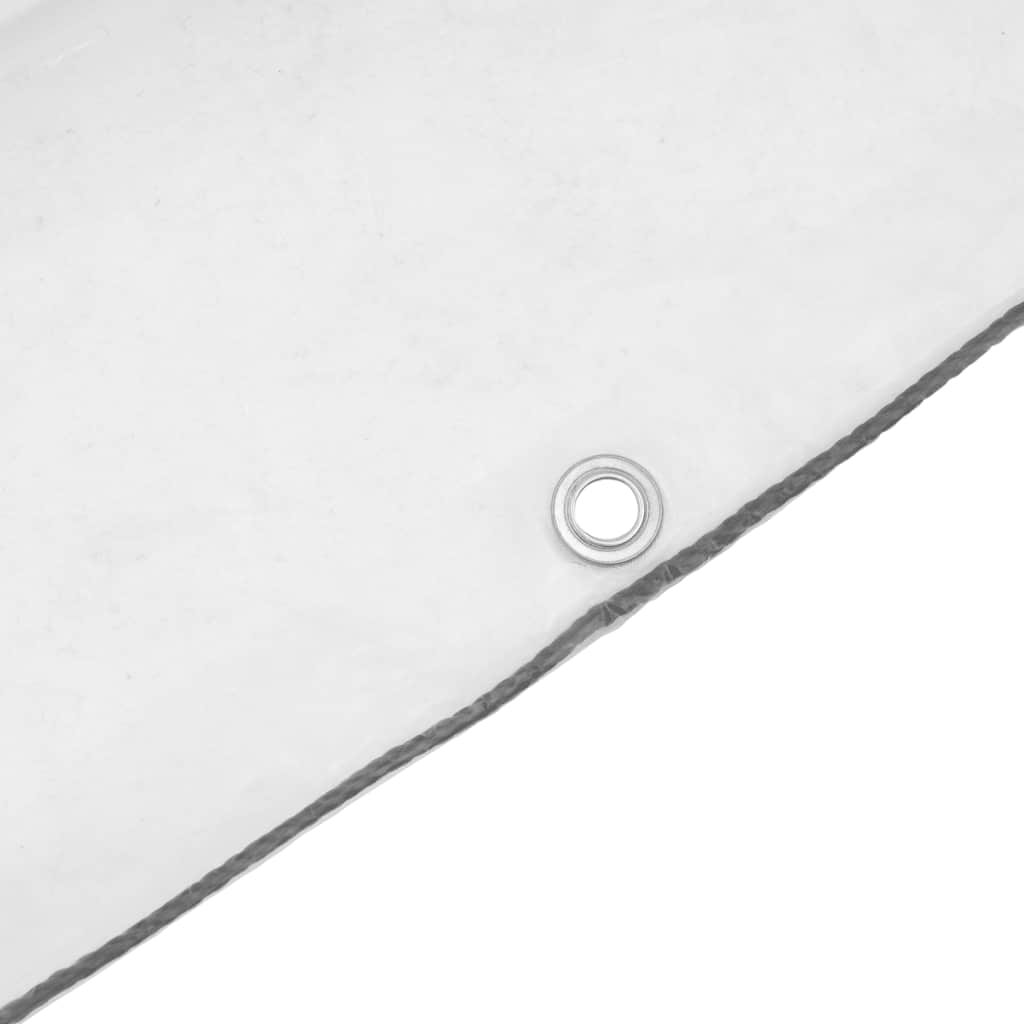 vidaXL Prelata transparenta cu ochiuri 10x12 m polietilena
