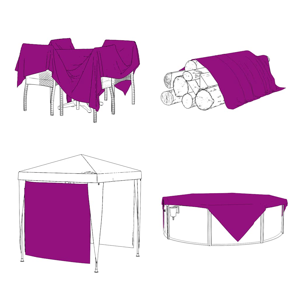 vidaXL Prelata transparenta cu ochiuri 1x5 m polietilena vidaXL Prelata transparenta cu ochiuri 1x5 m polietilena